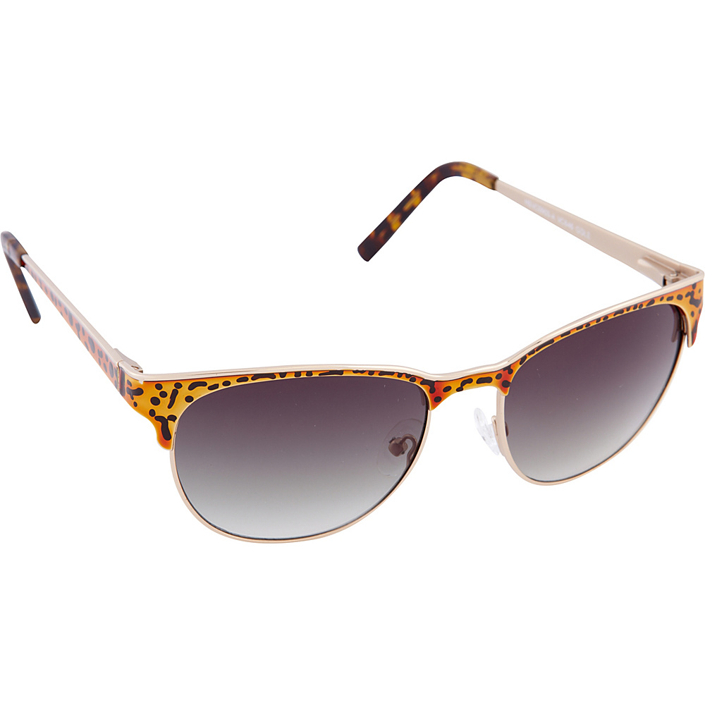 Vince Camuto Eyewear VC646 Sunglasses Gold Leopard Vince Camuto Eyewear Sunglasses