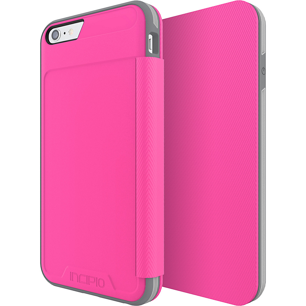 Incipio Performance Series Level 3 Folio for iPhone 6 Plus 6s Plus Pink Gray Incipio Electronic Cases