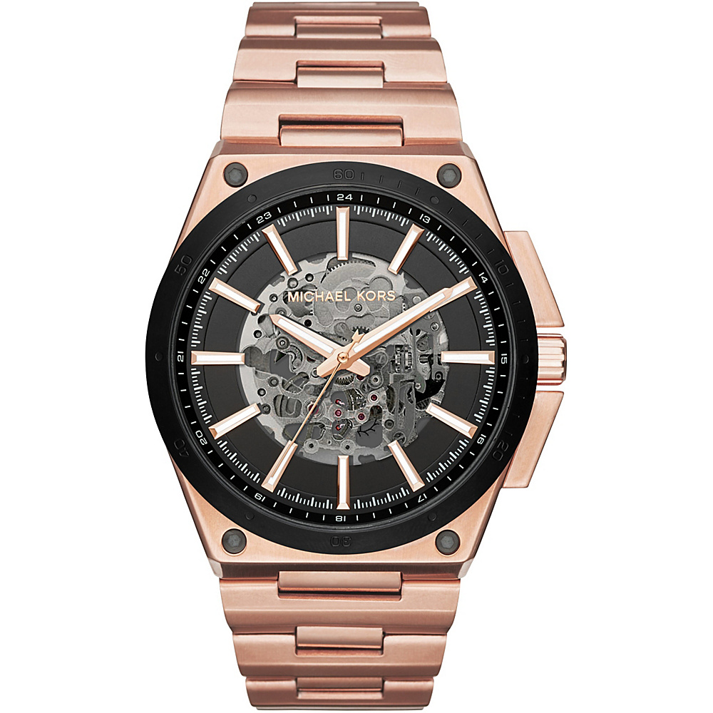 Michael Kors Watches Wilder Skeleton Automatic Watch Rose Gold Michael Kors Watches Watches