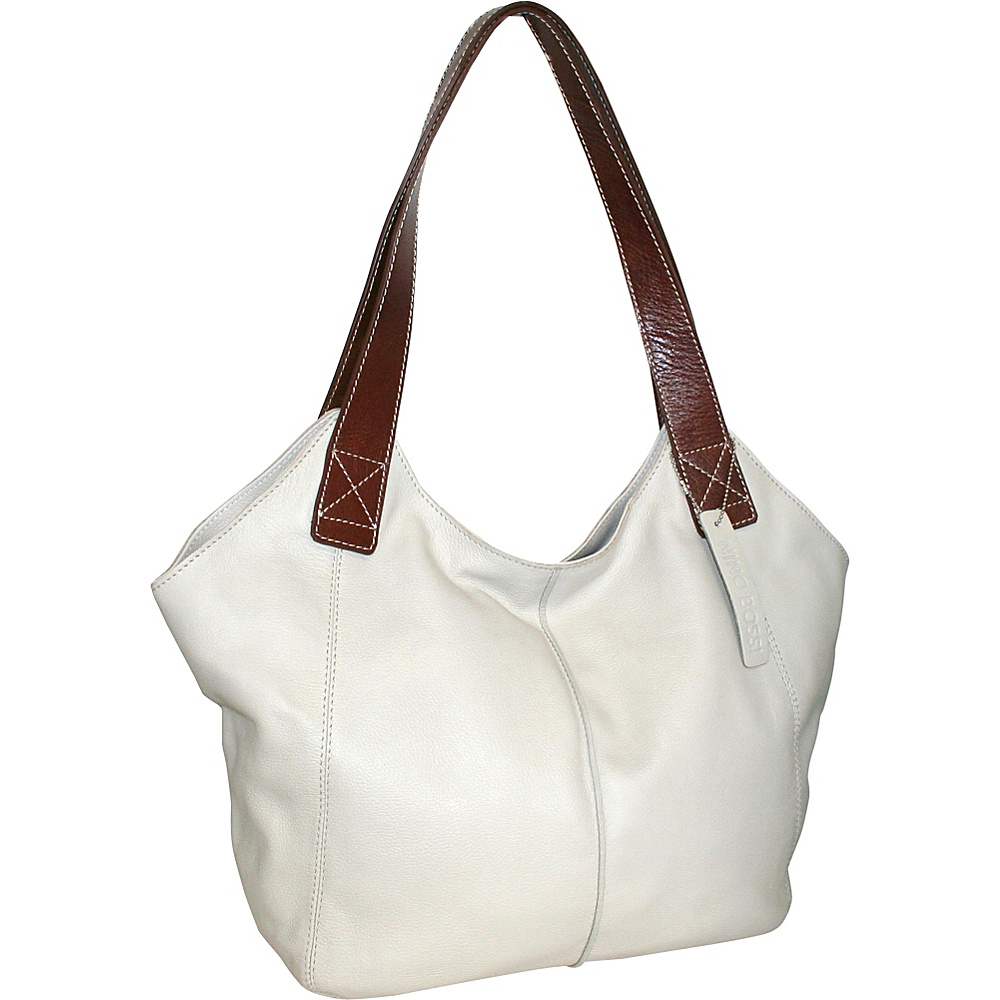 Nino Bossi Meter Maid Shoulder Bag Bone Nino Bossi Leather Handbags