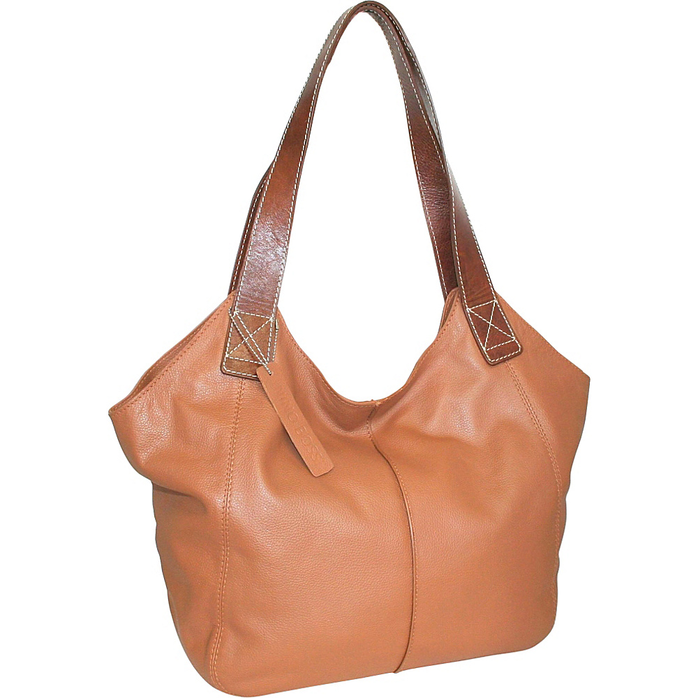 Nino Bossi Meter Maid Shoulder Bag Cognac Nino Bossi Leather Handbags