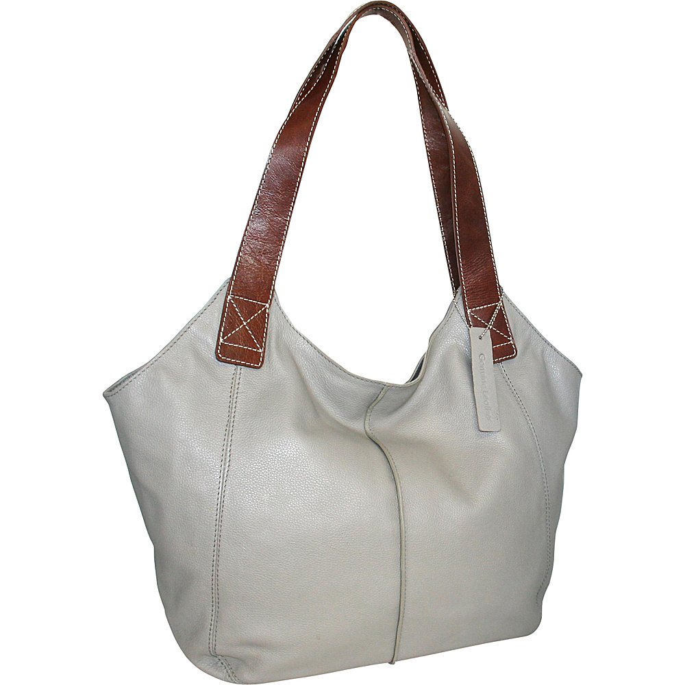 Nino Bossi Meter Maid Shoulder Bag Stone Nino Bossi Leather Handbags