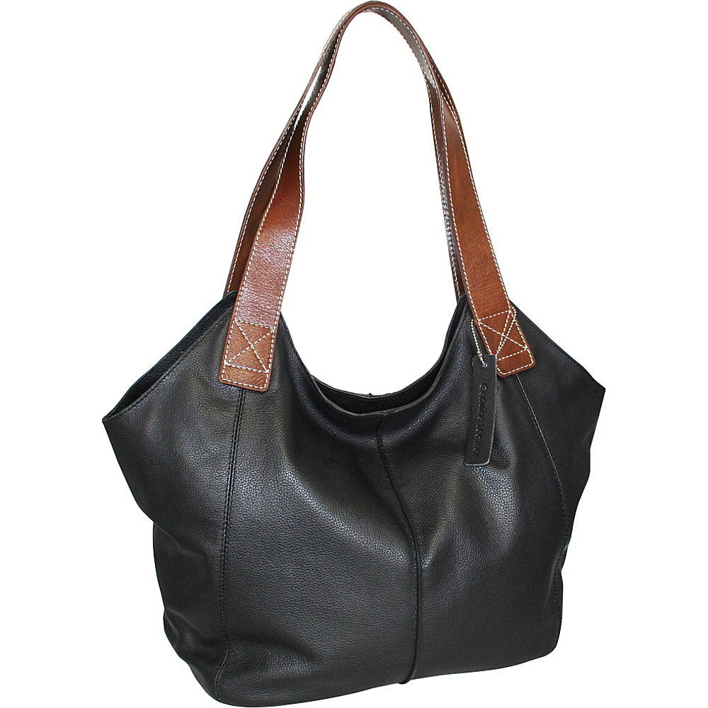 Nino Bossi Meter Maid Shoulder Bag Black Nino Bossi Leather Handbags