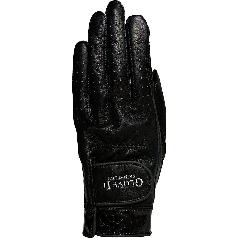 Glove It Signature Croco Glove Black Left Hand Large Glove It Sports Accessories