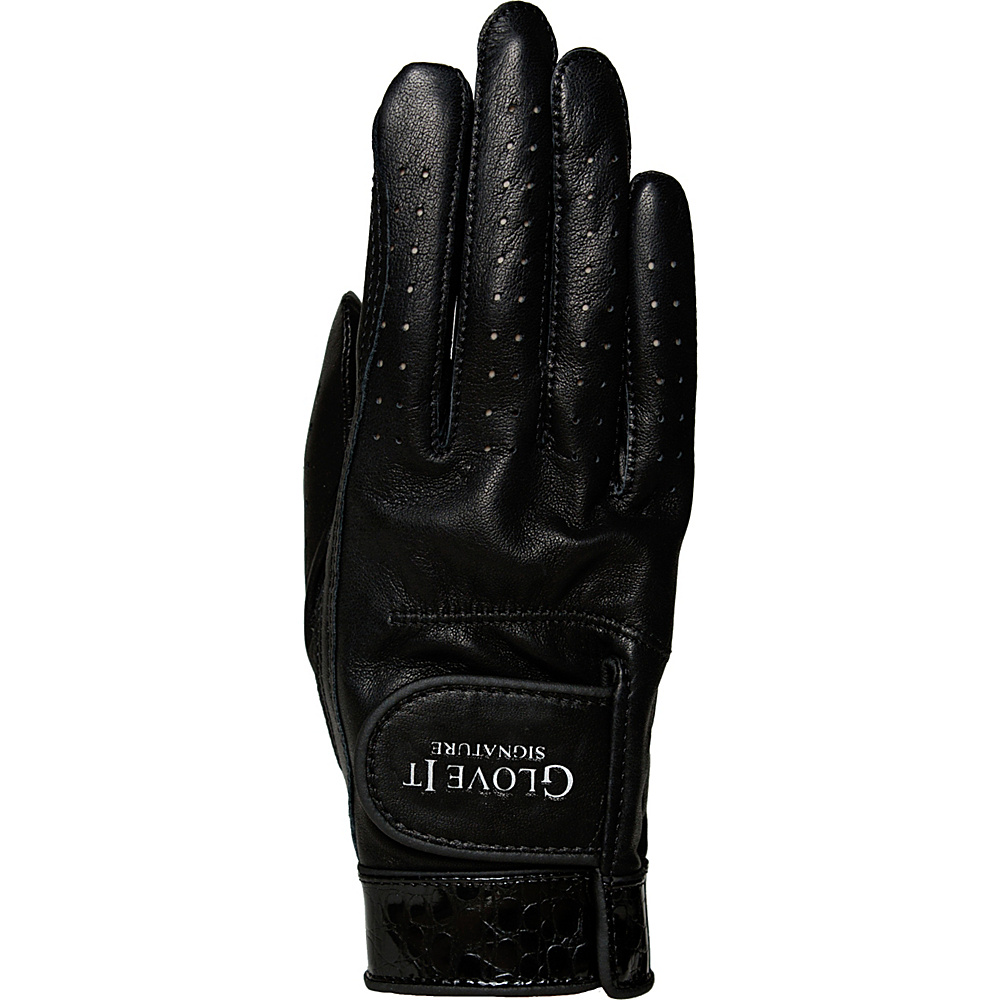 Glove It Signature Croco Glove Black Right Hand Small Glove It Sports Accessories