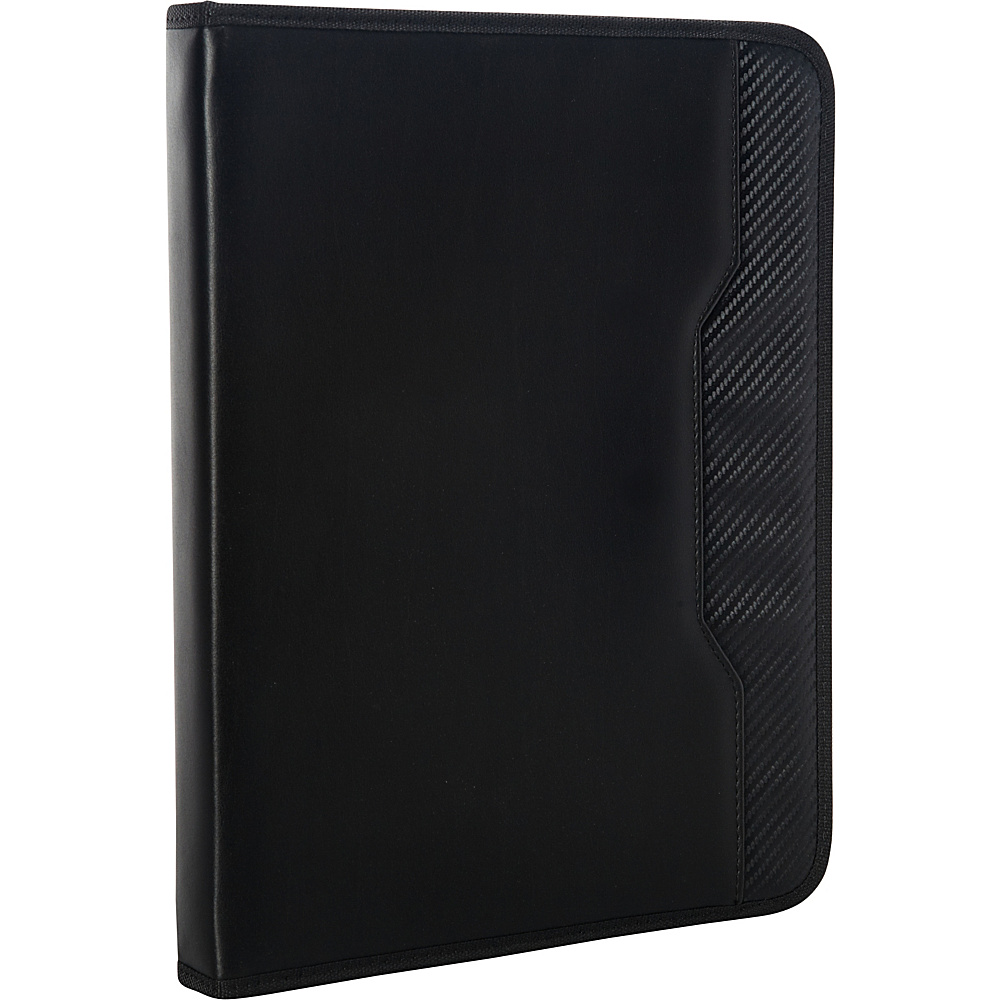 Goodhope Bags Galaxy Zippered Padfolio Black Goodhope Bags Business Accessories