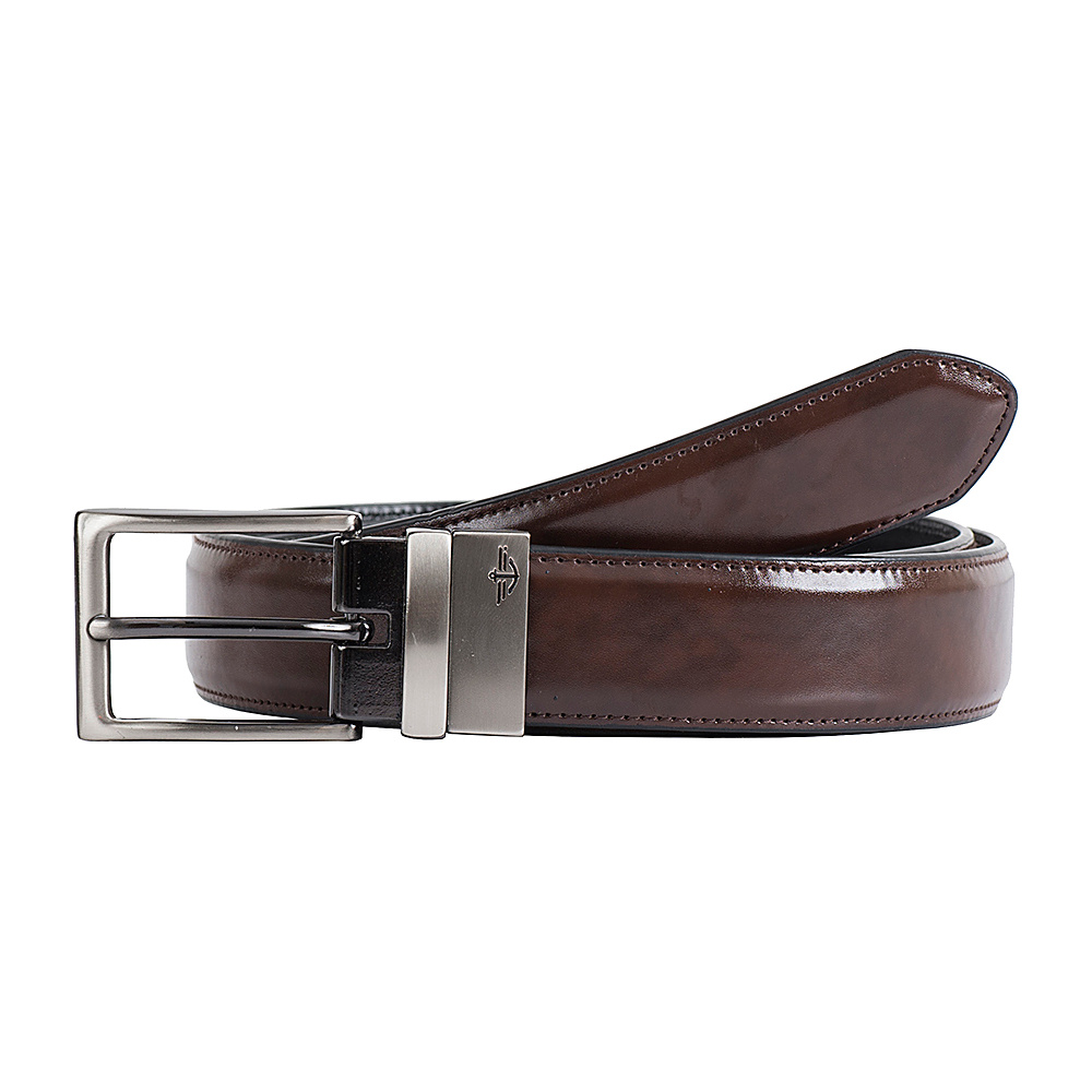 Dockers 32MM Feather Edge Reversible with Edge Stitch Brown Black 36 Dockers Other Fashion Accessories
