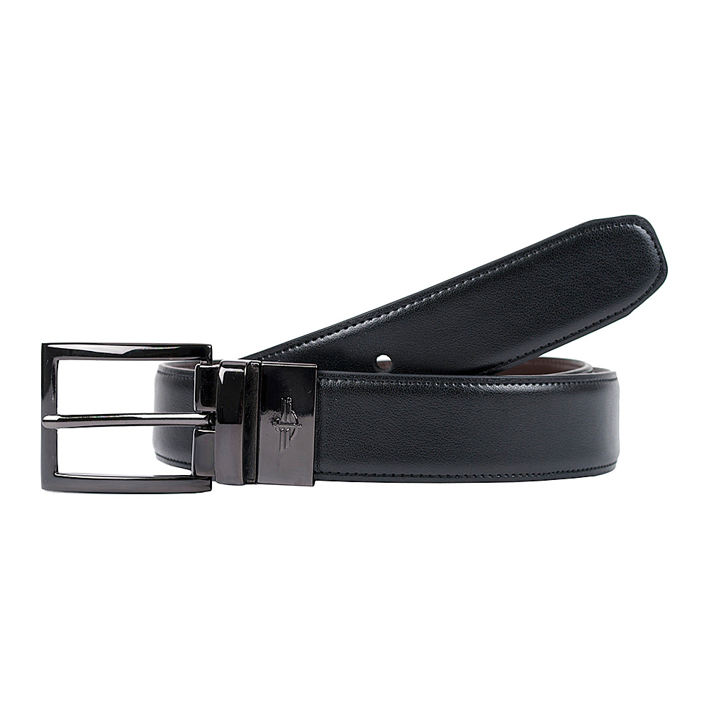 Dockers 32MM Feather Edge Reversible with Edge Stitch Black Brown 36 Dockers Other Fashion Accessories
