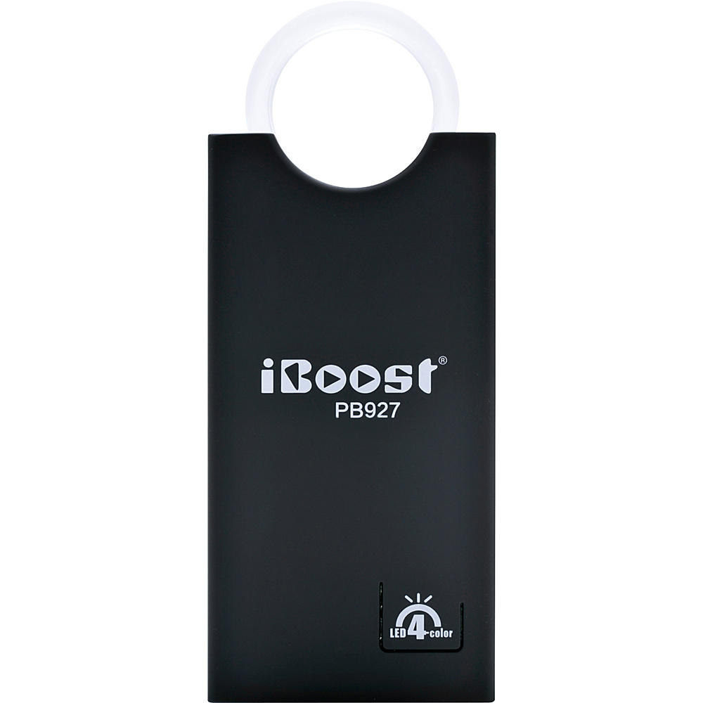 iBoost 4000 mAh External Battery Pack; Charges Your Device On The Go Black iBoost Electronics