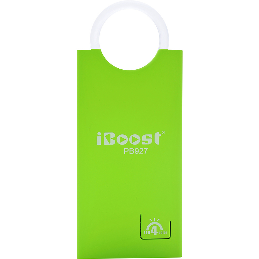 iBoost 4000 mAh External Battery Pack; Charges Your Device On The Go Green iBoost Electronics