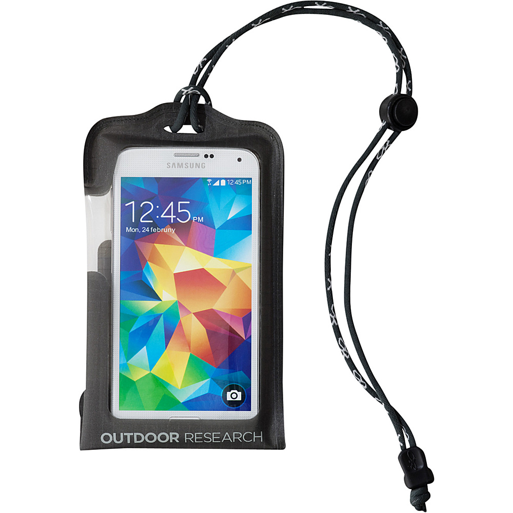 Outdoor Research Sensor Dry Pocket Smartphone Standard Charcoal â One Size Outdoor Research Electronic Cases