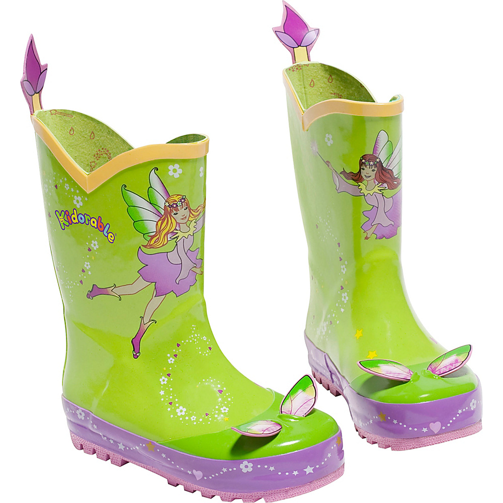 Kidorable Fairy Rain Boots 11 US Kid s M Regular Medium Green Kidorable Men s Footwear