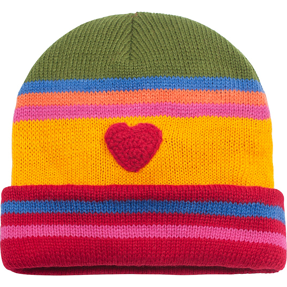 Kidorable Heart Knit Hat Yellow One Size Kidorable Hats Gloves Scarves