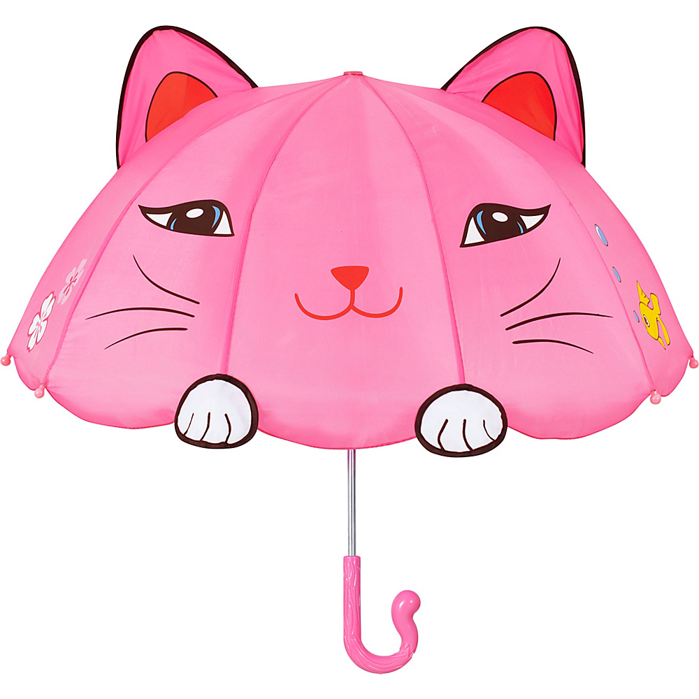 Kidorable Lucky Cat Umbrella Pink One Size Kidorable Umbrellas and Rain Gear