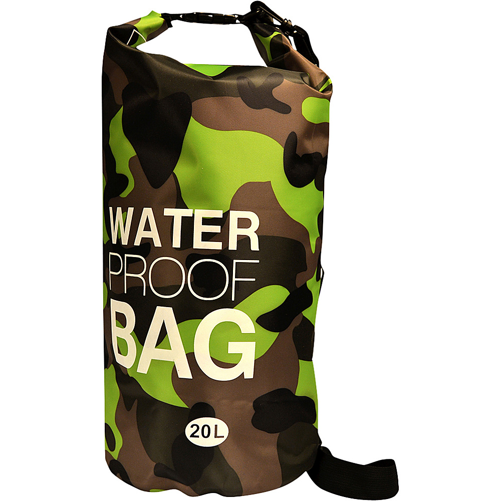 NuFoot NuPouch Water Proof Bags 20L Green Camo NuFoot Travel Organizers
