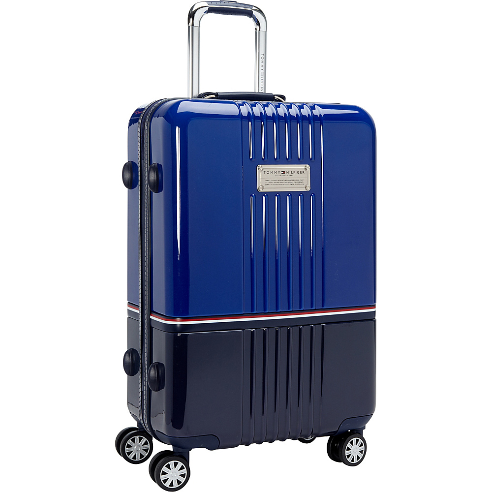 Tommy Hilfiger Luggage Duo Chrome 24 Hardside Upright Spinner Royal Navy Tommy Hilfiger Luggage Softside Checked