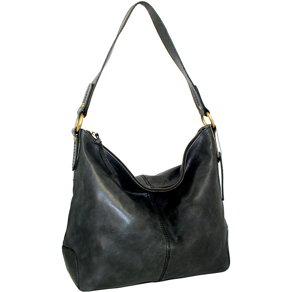 Nino Bossi Kiss Me Kate Shoulder Bag Black Nino Bossi Leather Handbags