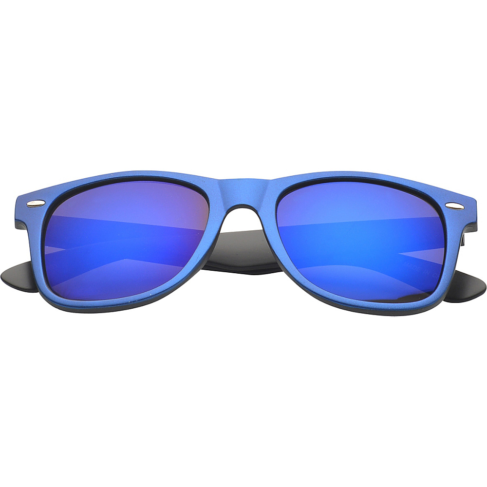 SW Global Eyewear Aaron Retro Square Fashion Sunglasses Blue SW Global Sunglasses