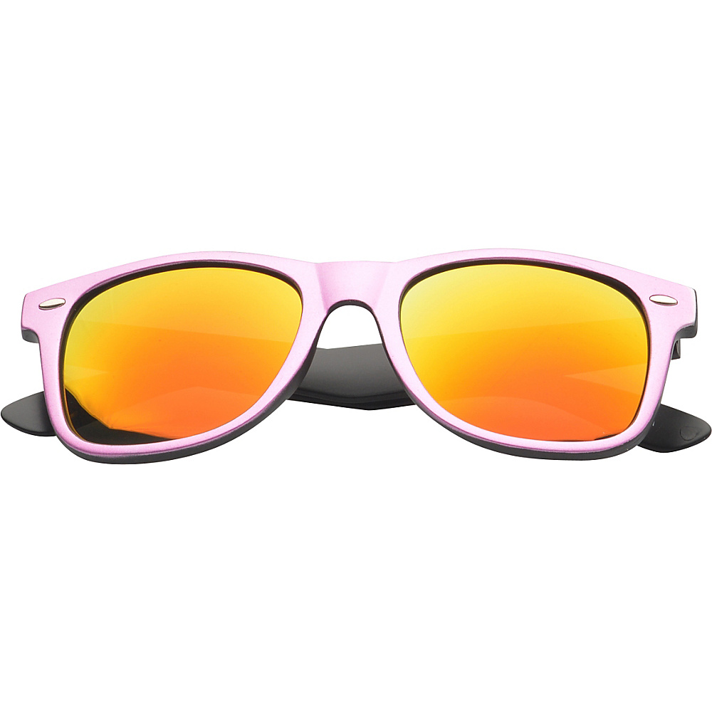 SW Global Eyewear Aaron Retro Square Fashion Sunglasses Pink SW Global Sunglasses