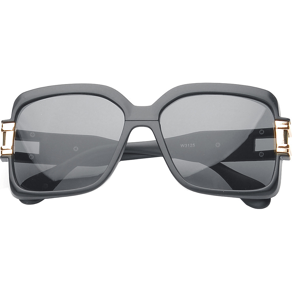 SW Global Eyewear Remington Square Fashion Sunglasses Matte Black SW Global Sunglasses