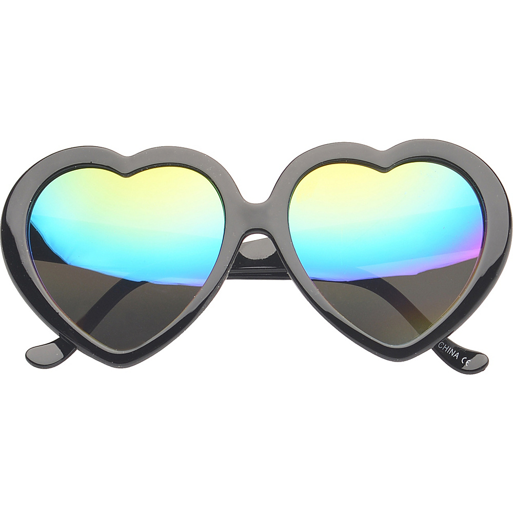 SW Global Eyewear Melville Heart Fashion Sunglasses Black SW Global Sunglasses