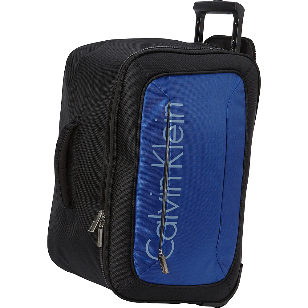 Calvin Klein Luggage Tremont 21 Wheeled Softside Travel Duffel Blue Calvin Klein Luggage Travel Duffels