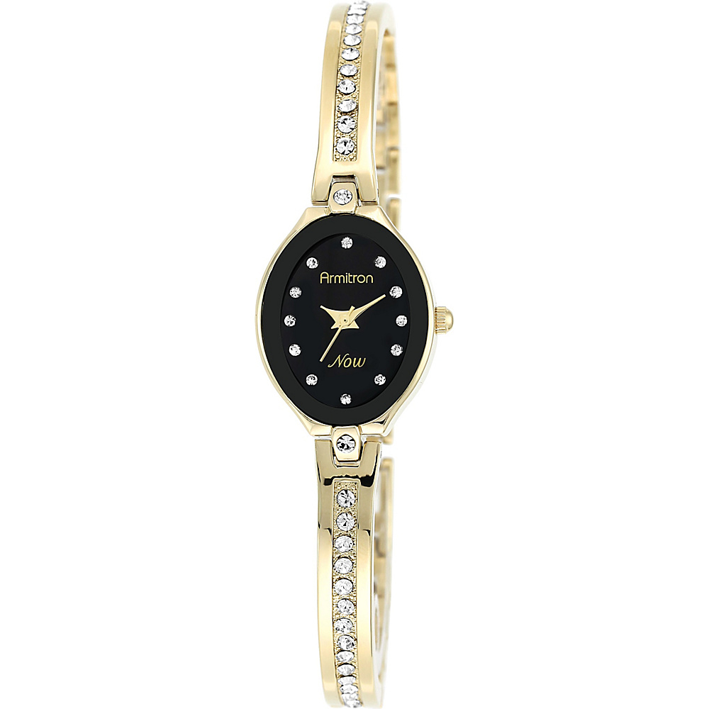 Armitron Womens Swarovski Crystal Accented Bangle Watch Gold Armitron Watches