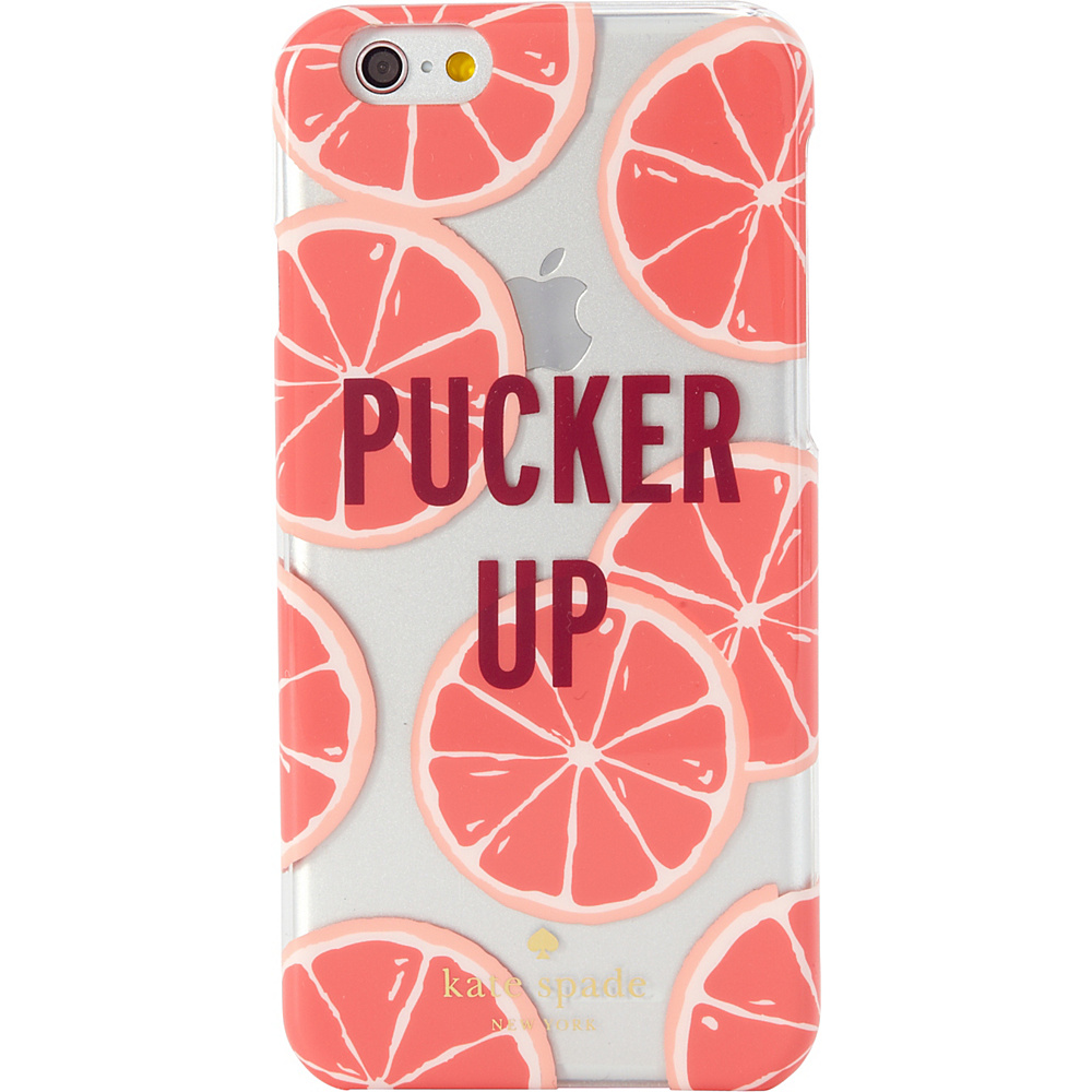 kate spade new york Pucker Up iPhone 6 Case Clear Multi kate spade new york Personal Electronic Cases