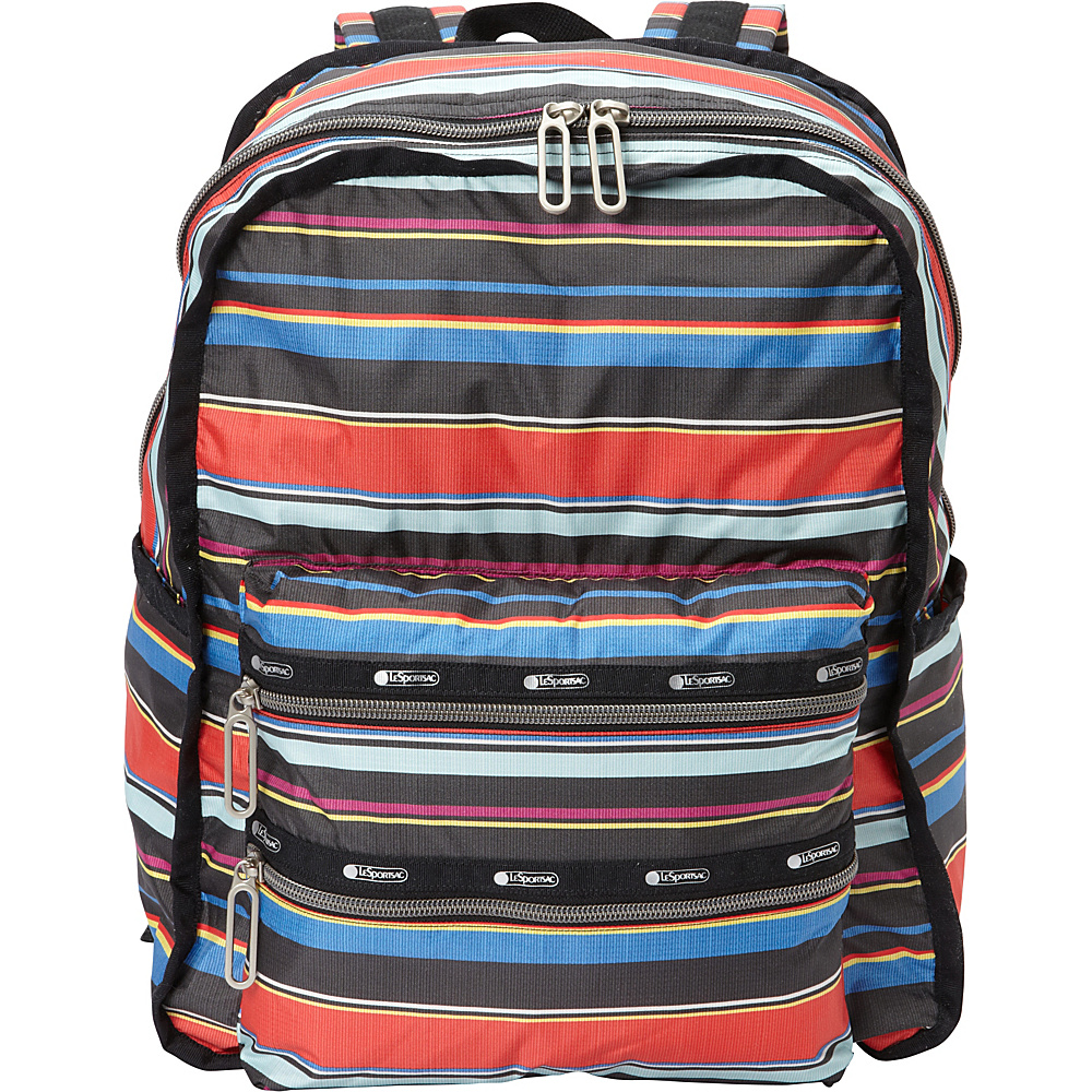 LeSportsac Functional Backpack Ribbon Stripe C LeSportsac Everyday Backpacks