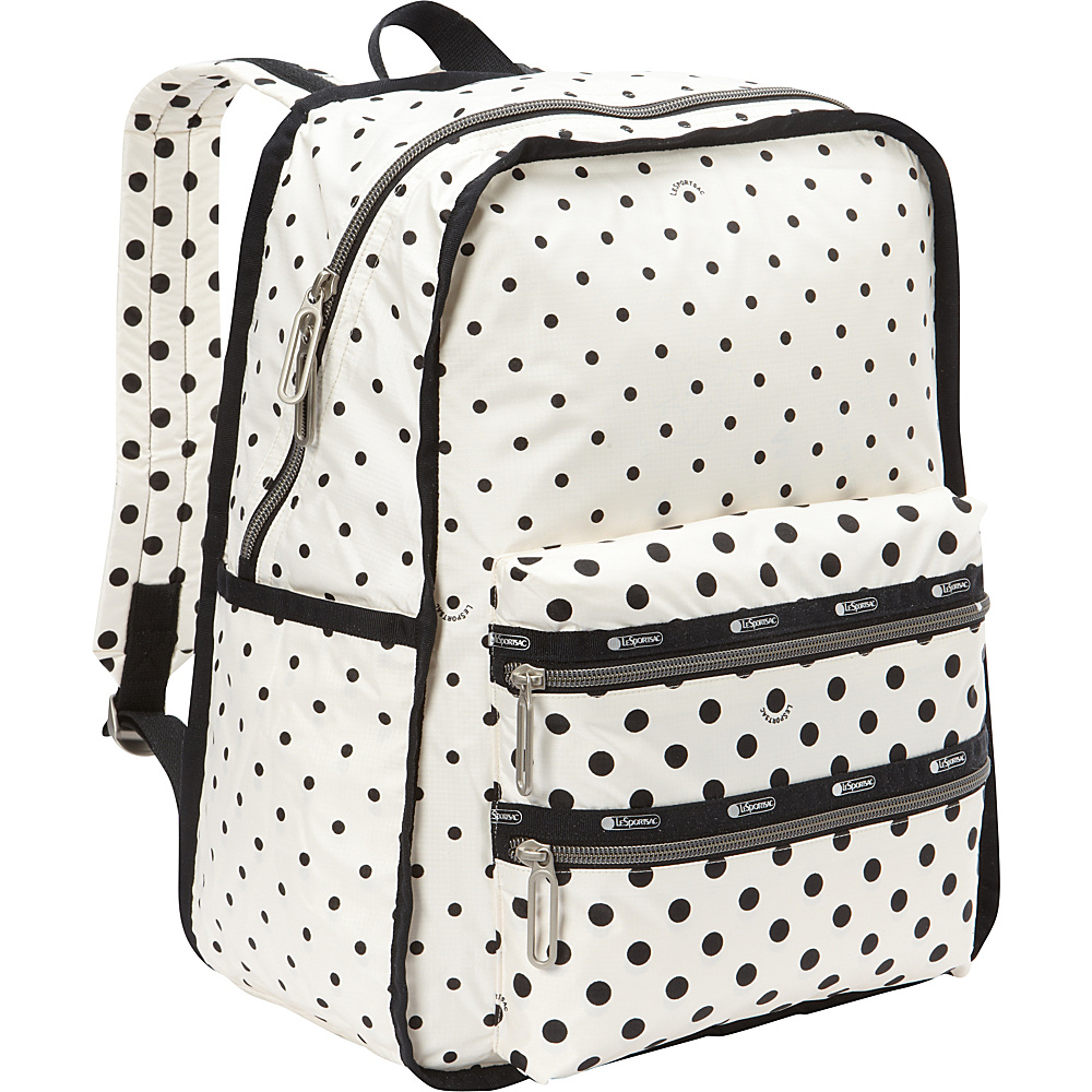 LeSportsac Functional Backpack Sun Multi Cream LeSportsac School Day Hiking Backpacks