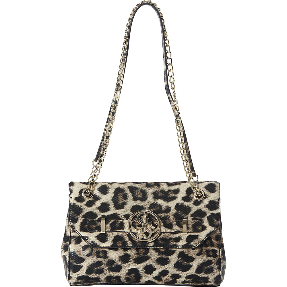 GUESS Katlin Convertible Crossbody Leopard GUESS Manmade Handbags