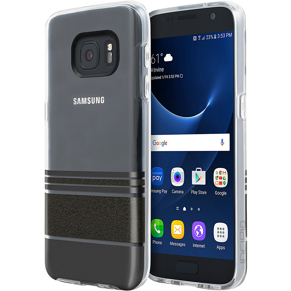 Incipio Design Series Hensley Stripes for Samsung Galaxy S7 Black Incipio Electronic Cases