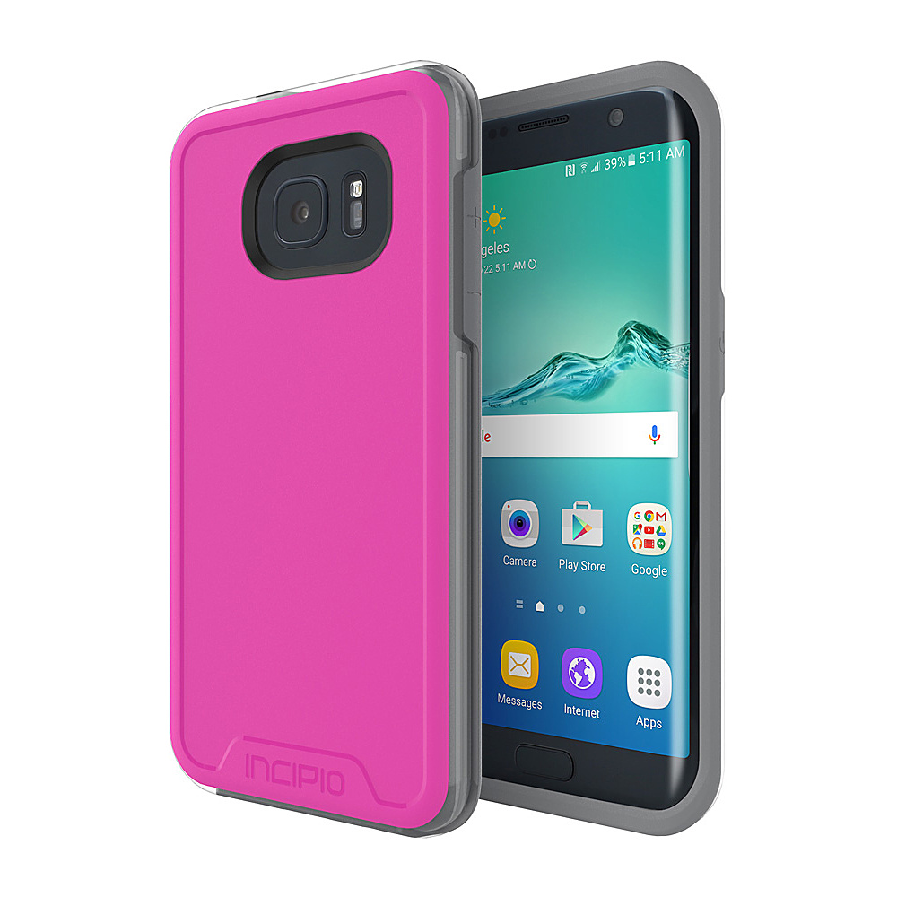 Incipio Performance Series Level 4 for Samsung Galaxy S7 Edge Pink Gray Incipio Electronic Cases