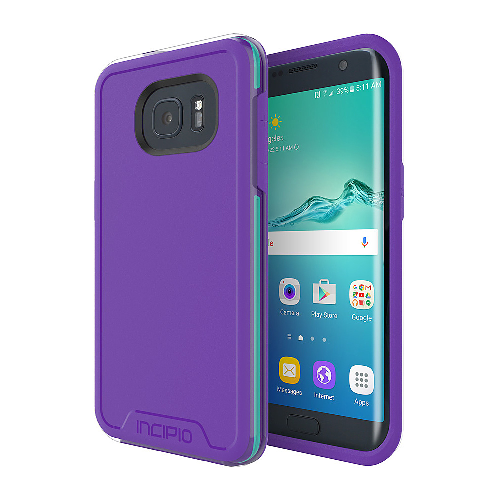 Incipio Performance Series Level 4 for Samsung Galaxy S7 Edge Purple Teal Incipio Electronic Cases