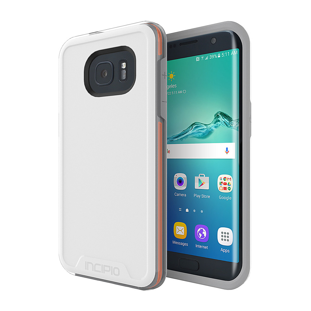Incipio Performance Series Level 4 for Samsung Galaxy S7 Edge White Orange Incipio Electronic Cases