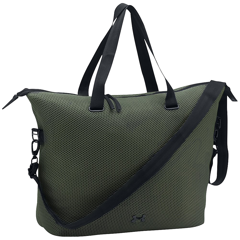 Under Armour On the Run Tote Downtown Green Black Under Armour Gym Bags