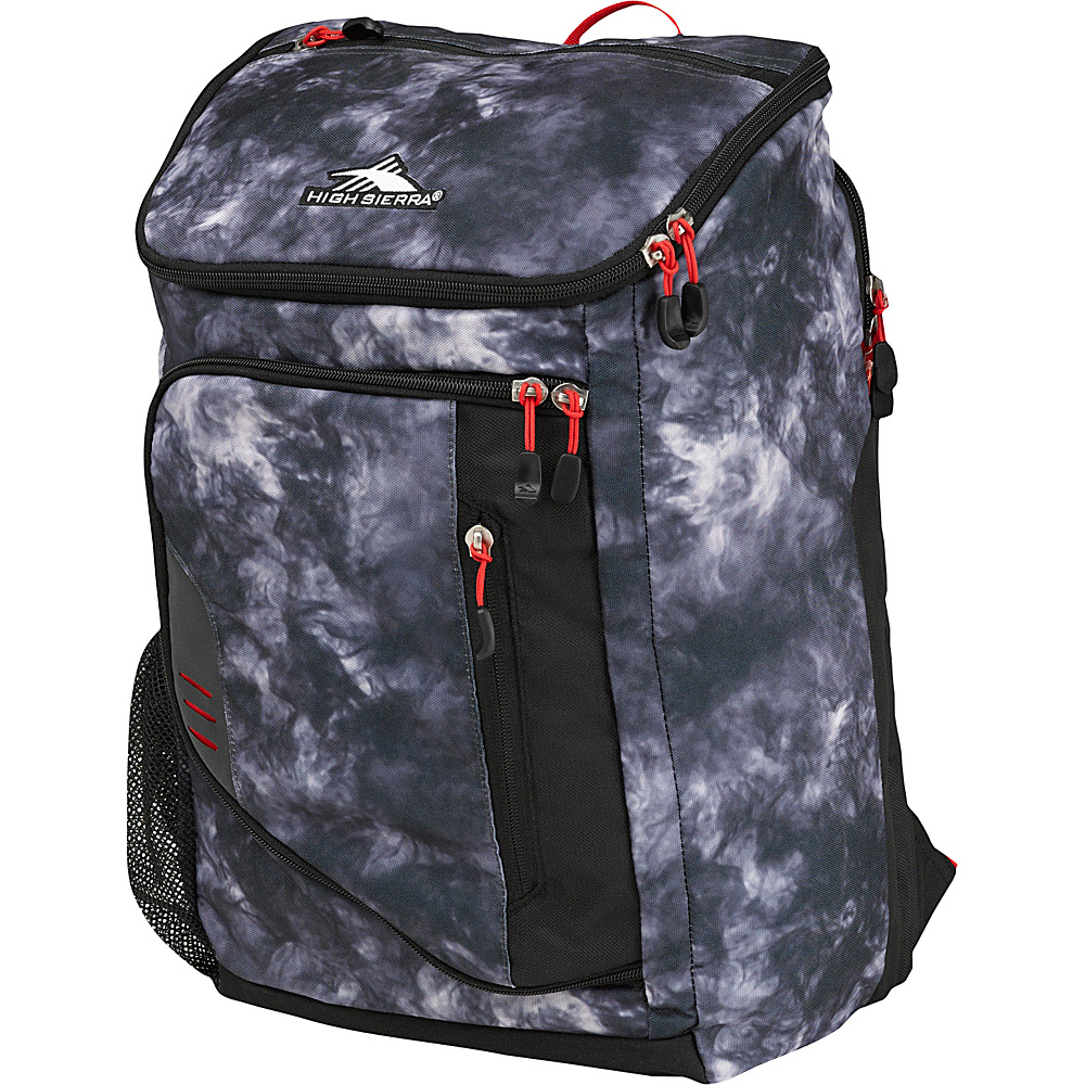 High Sierra Poblano Backpack Atmosphere Black Crimson High Sierra Everyday Backpacks