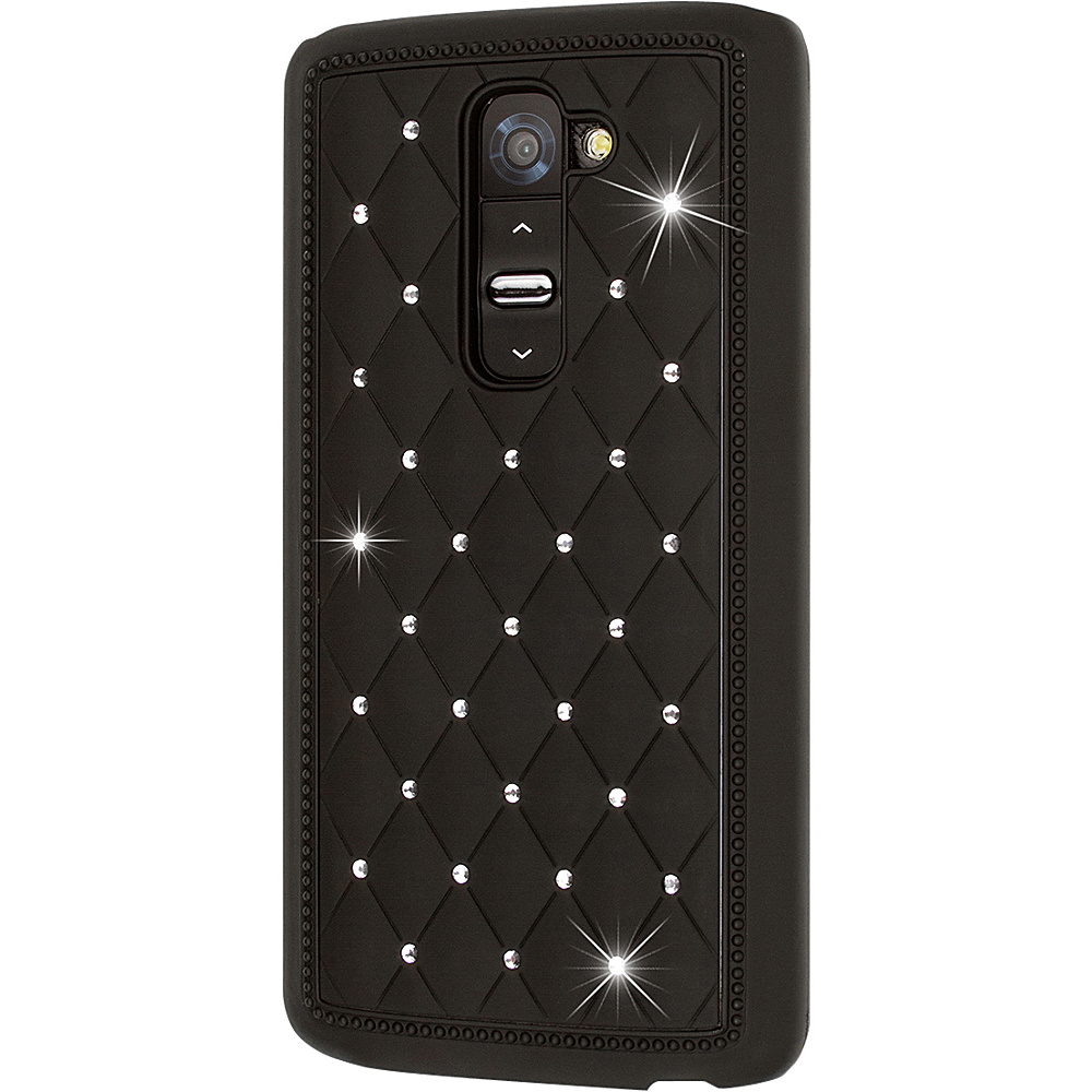 EMPIRE GLITZ Bling Accent Case for LG G2 Black EMPIRE Electronic Cases