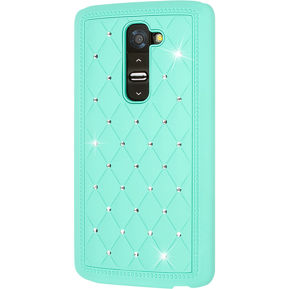 EMPIRE GLITZ Bling Accent Case for LG G2 Mint EMPIRE Electronic Cases