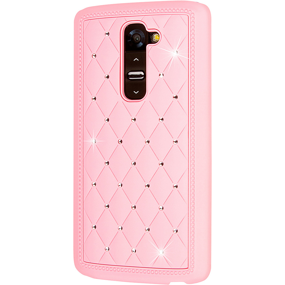 EMPIRE GLITZ Bling Accent Case for LG G2 Pink EMPIRE Electronic Cases