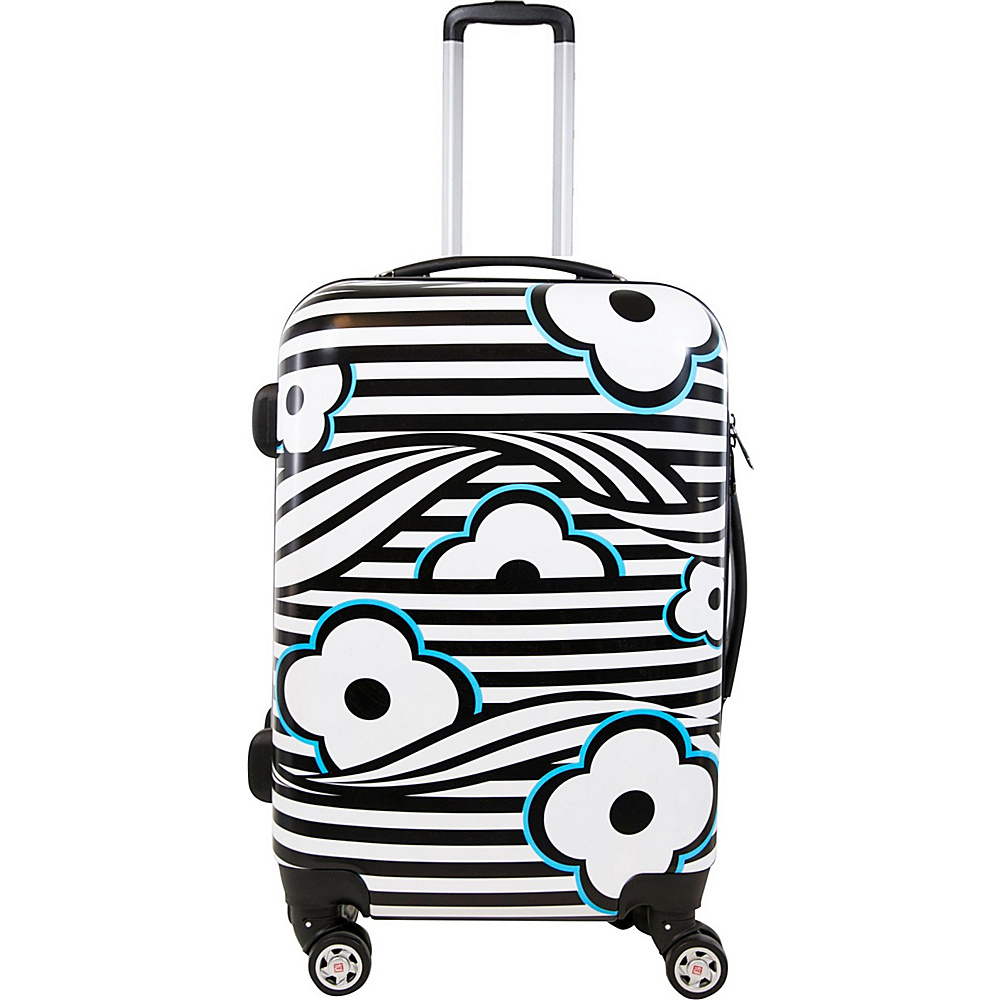 ful Floral Hardside 28in Spinner Upright Luggage White ful Hardside Checked