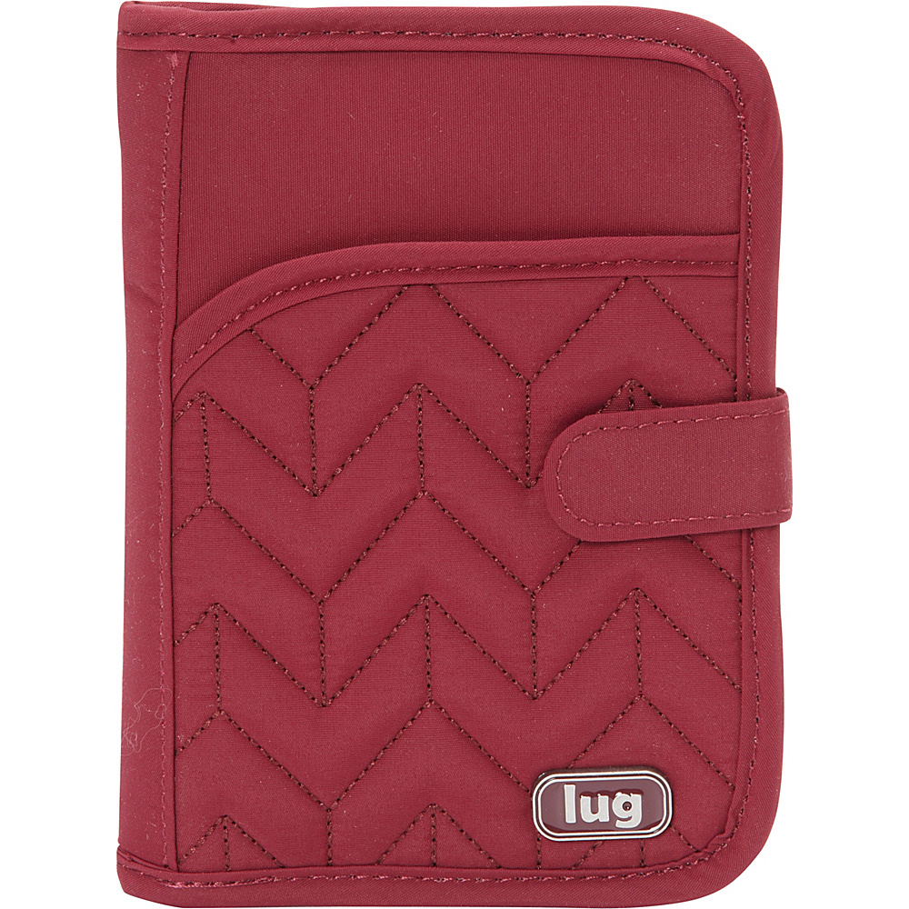 Lug Pilot Travel Wallet Cranberry Red Lug Travel Wallets