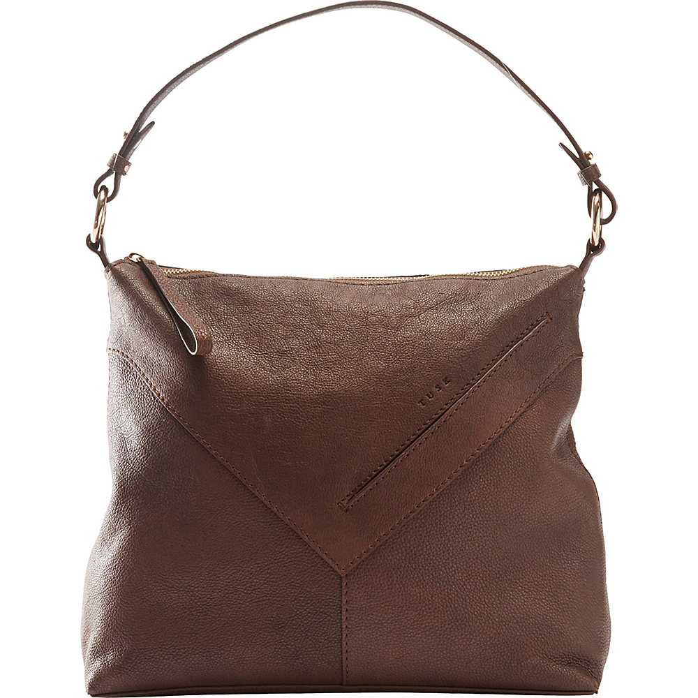 TUSK LTD Top Zip Hobo Cafe TUSK LTD Leather Handbags