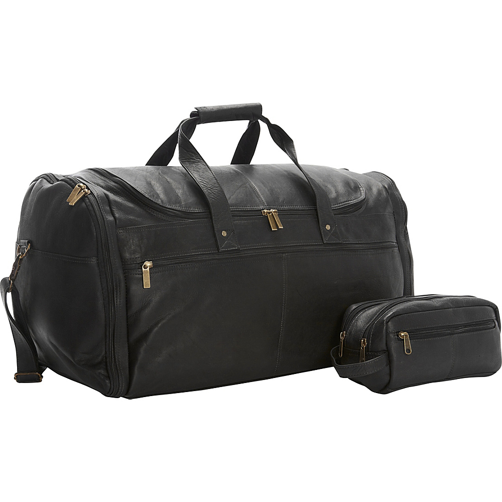 David King Co. Weekend Duffel and Shave Kit Combination Exclusive Black David King Co. Travel Duffels