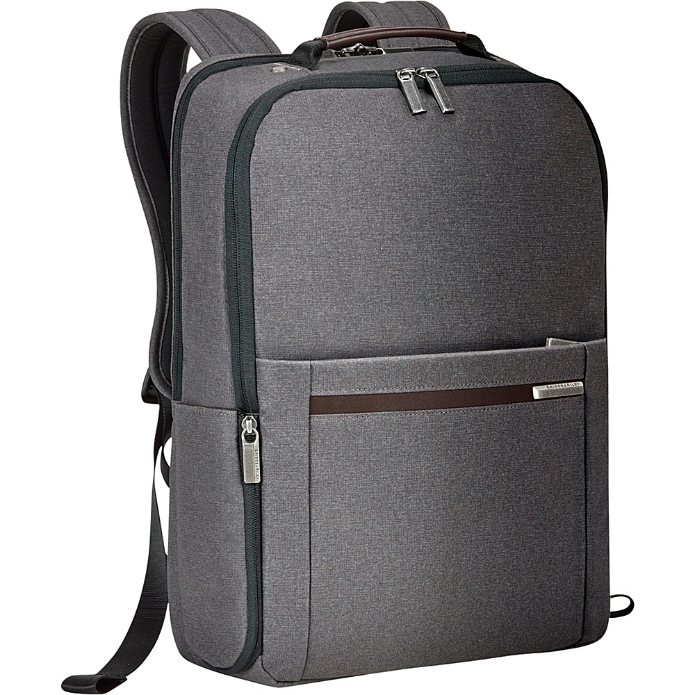Briggs Riley Kinzie Street Medium Backpack Grey Briggs Riley Business Laptop Backpacks