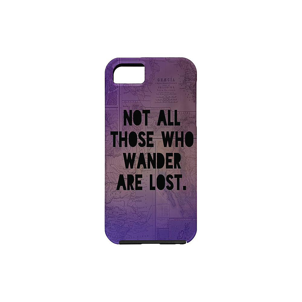 DENY Designs Leah Flores iPhone 5 5s Case Deep Purple Those Who Wander DENY Designs Electronic Cases