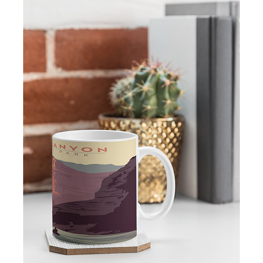 DENY Designs National Parks Coffee Mug Canyon Orange Grand Canyon National Park DENY Designs Outdoor Accessories