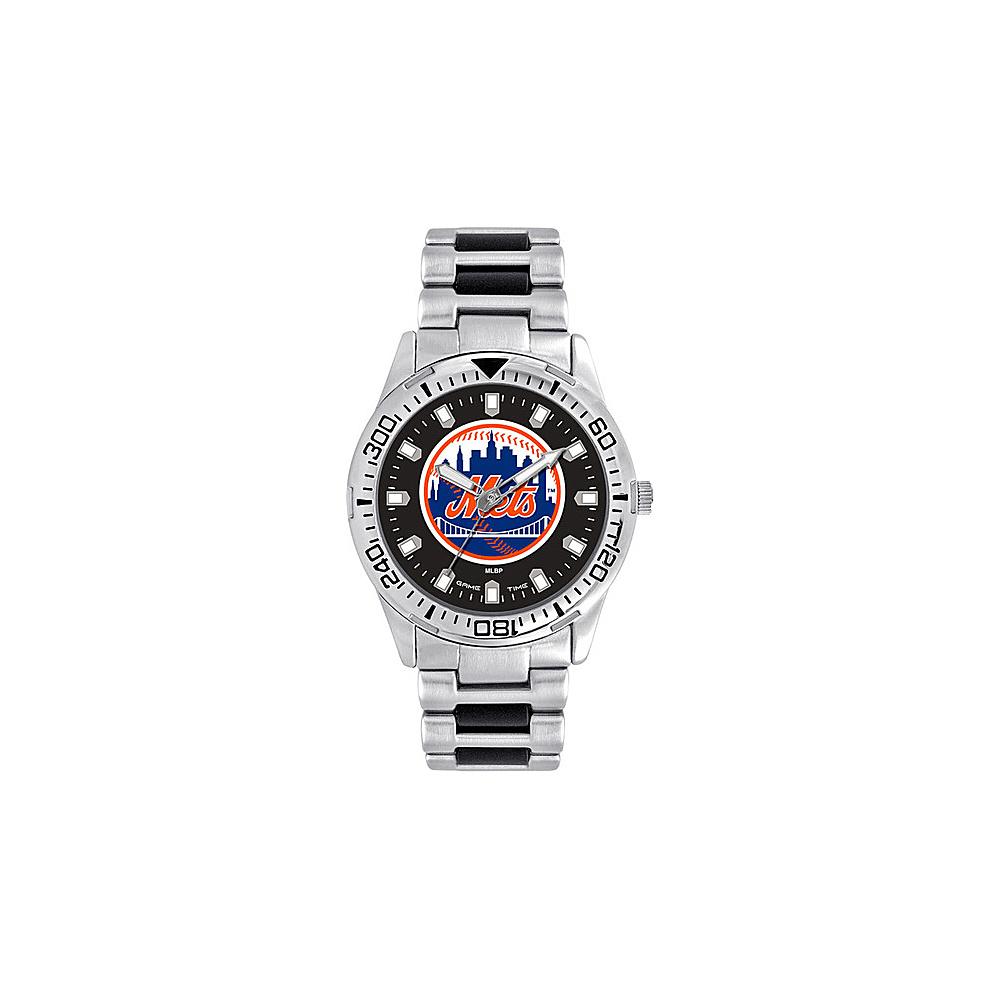 Game Time Mens Heavy Hitter MLB Watch New York Mets Game Time Watches