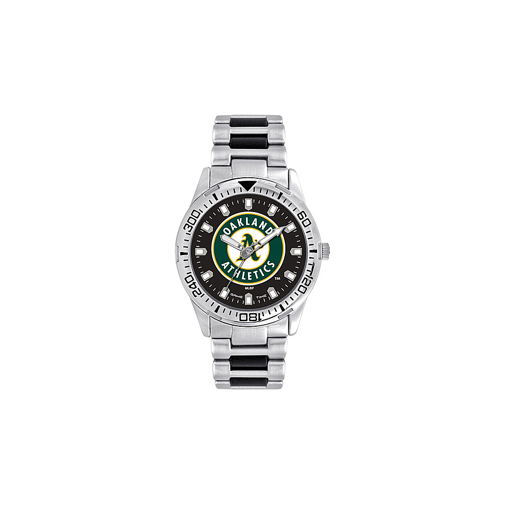 Game Time Mens Heavy Hitter MLB Watch Oaklnad Athletics Game Time Watches