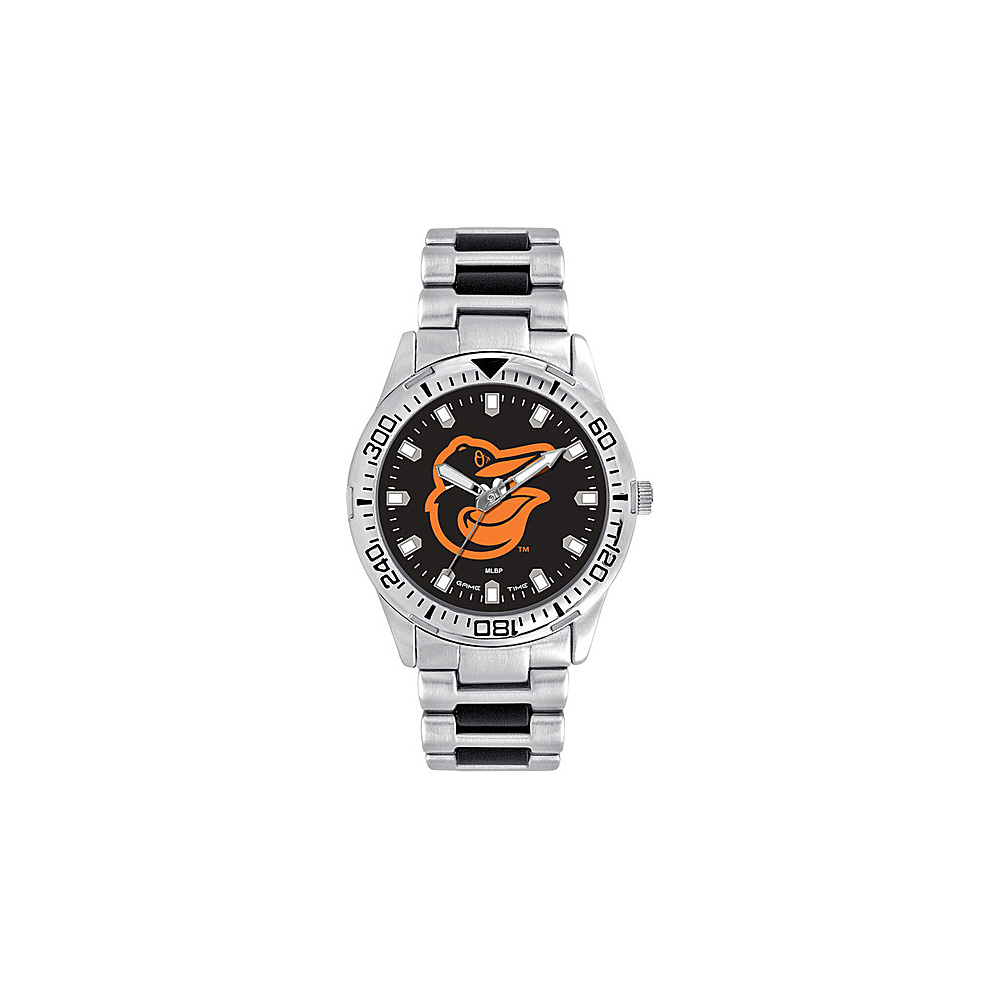 Game Time Mens Heavy Hitter MLB Watch Baltimore Orioles Bird Logo Game Time Watches